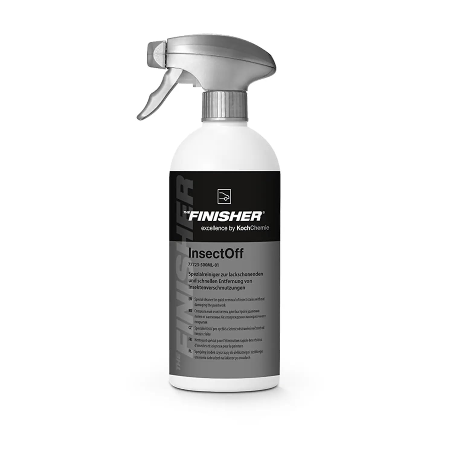 Koch Chemie Insect & Dirt Remover 0,75 l incluso panno in microfibra per rimuovere insetti auto, spray per insetti auto