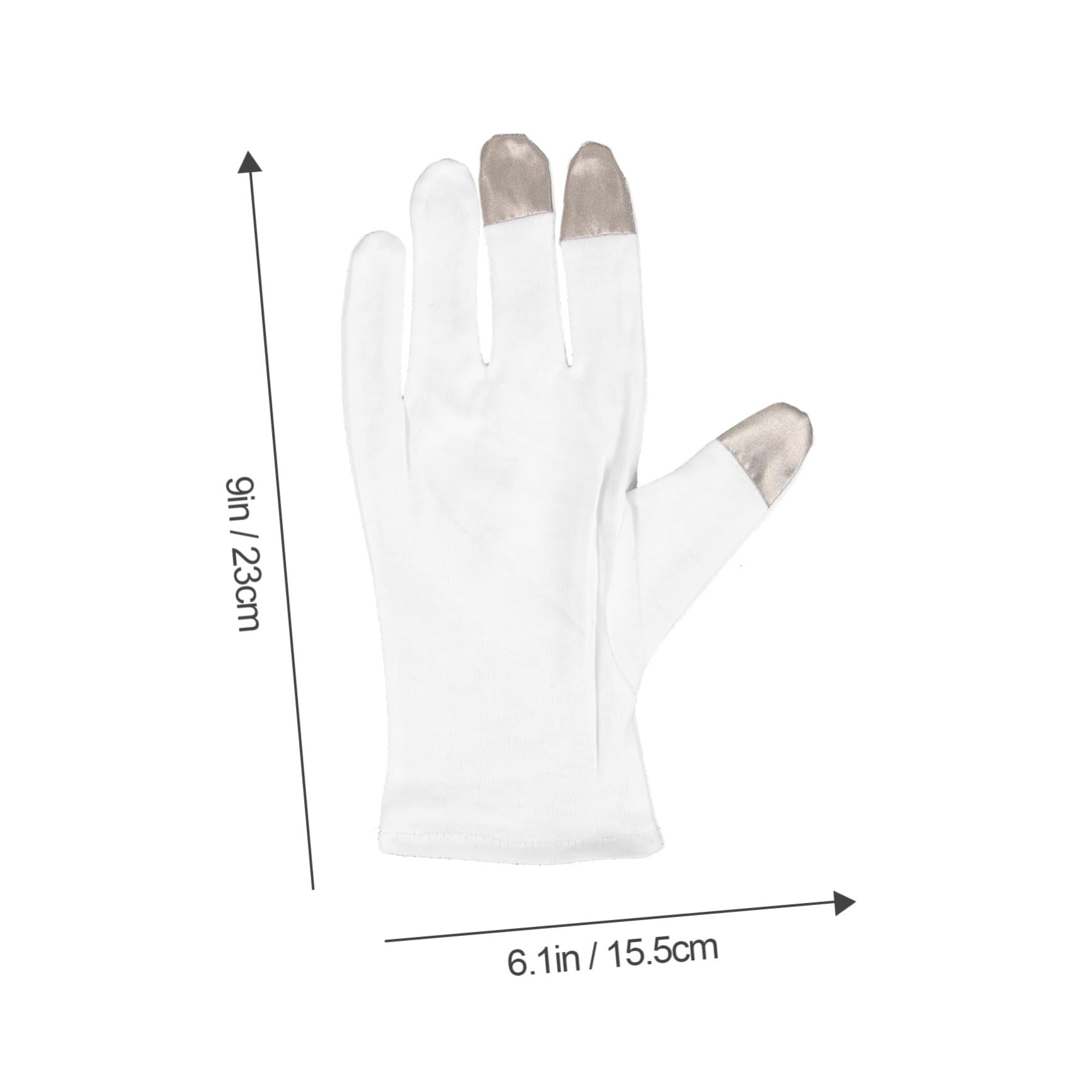 IWOWHERO Pair Touch Screen Garden Gloves Thin Cotton Gloves for Outdoor Gardening Fishing Diy