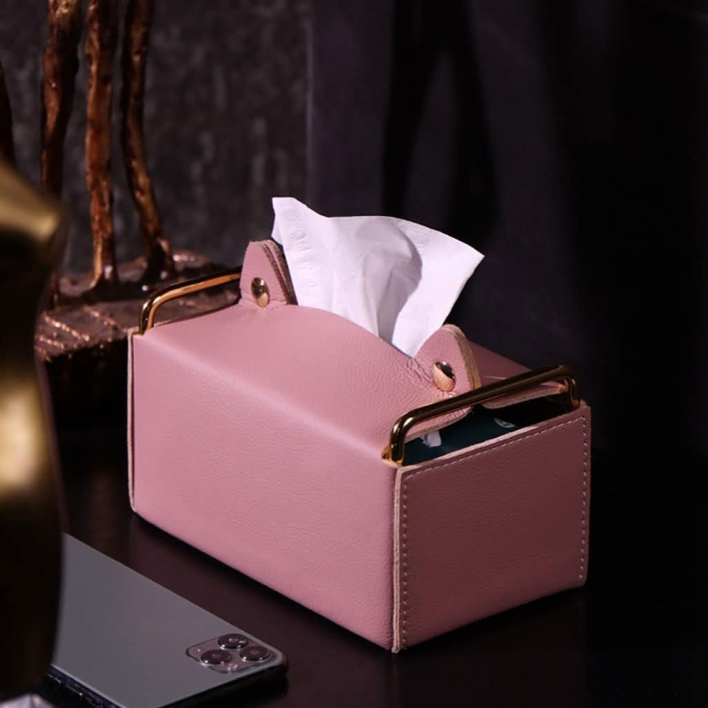 Creative Tissue Box Cover Facial Tissue Storage Caddy for Bathroom Bedroom Hotel Office Desk image 3