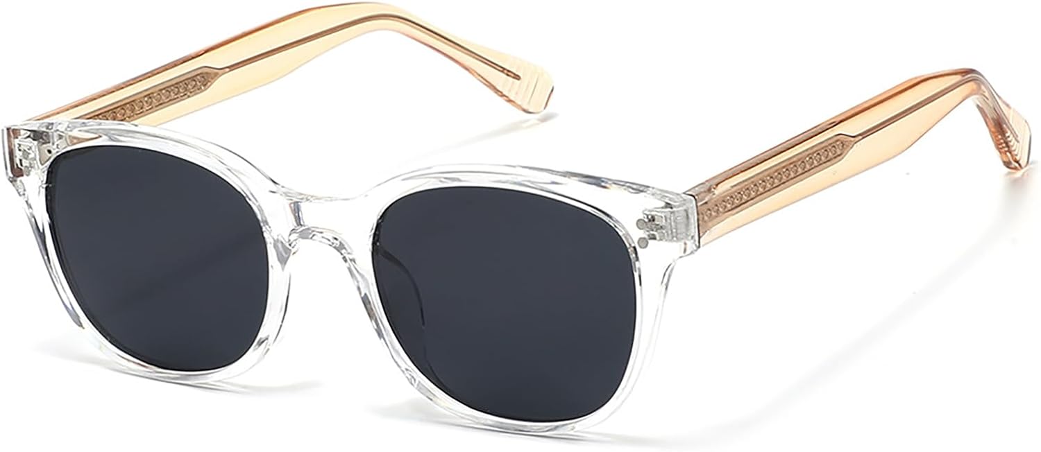 Polarized Oval Sunglasses for Women Retro Driving Glasses UV Protection