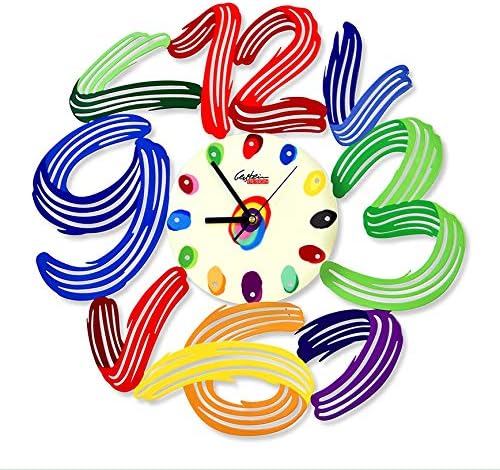 David Gerstein Object Art Reloj de pared decorativo Reloj de pared de acero cortado con láser