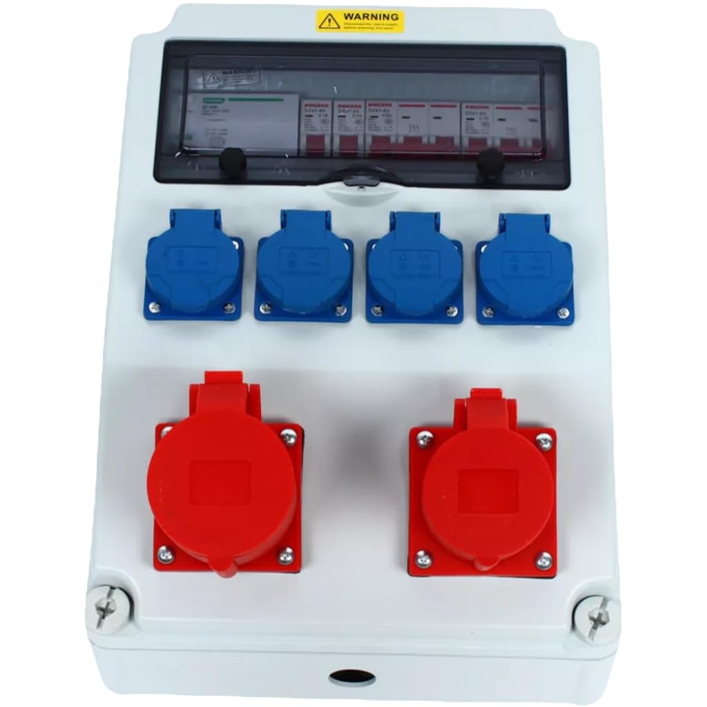 Caja de distribución de corriente, montaje en pared, caja eléctrica, interruptor eléctrico, caja de distribución, distribuidor de corriente, distribuidor de pared, distribuidor de corriente para