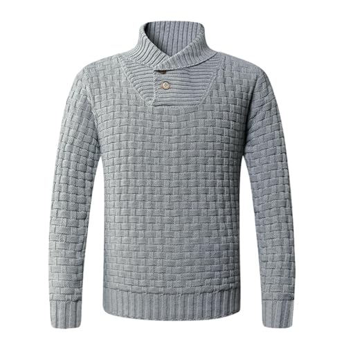 Pull chaud homme aux finitions soignées et coupe ample chic