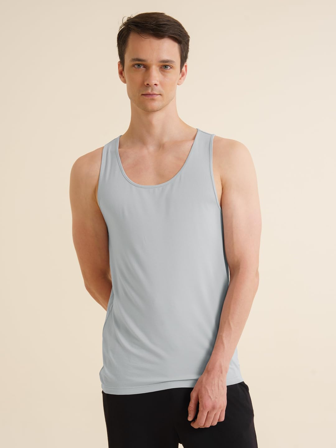 DAMENSCH Neo-Skin Round Neck Anti-Bacterial Bamboo Vest-Micro Chip-S 1