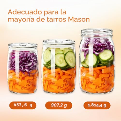 Miniatura 6 de Tbintul 4 Piezas De Pesos Para Fermentación Ø 7 Cm, Pesos De Vidrio Para Fermentación, Pesos De Fermentación De Kimchi, Encurtido