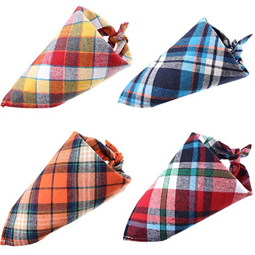 Hundehalstuch Syhood 12 Stück Bandanas für kleine und mittelgroße Hunde