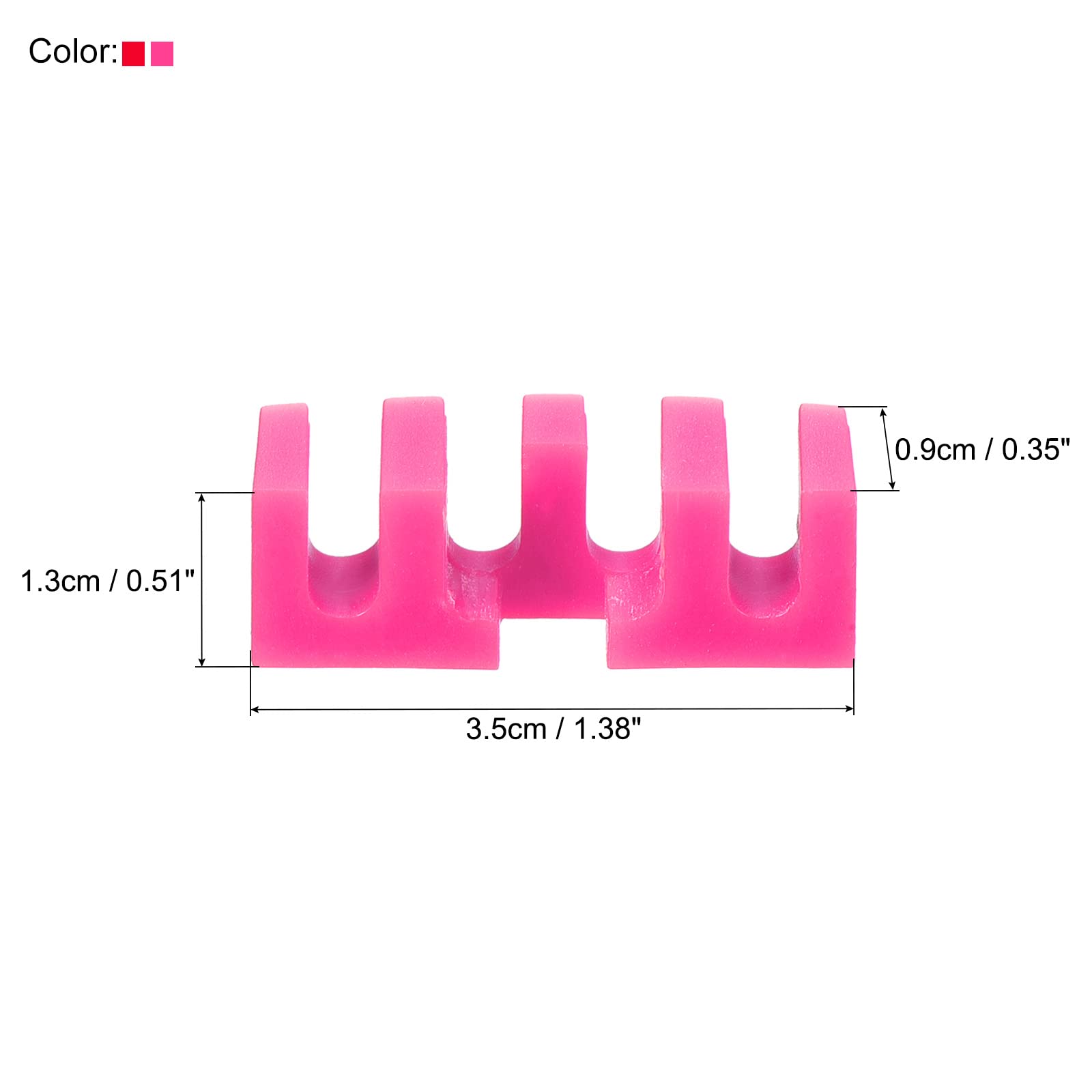 UPKOCH Répartiteur De Charge Badminton – PVC Rouge – Lot De 2 – Protège Raquette