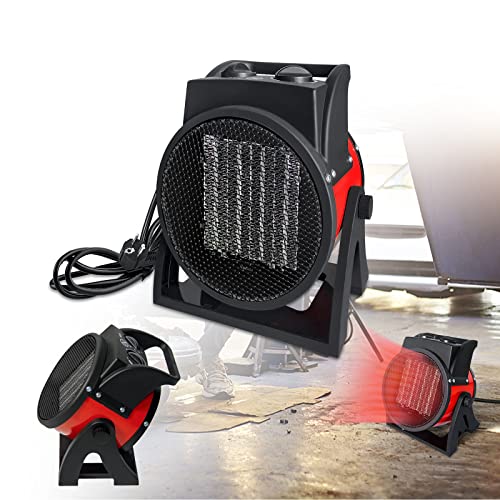 HENGMEI Calefactor eléctrico (2000 W, de cerámica, silencioso, con protección contra sobrecalentamiento)