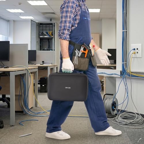 Image of Case Compatible with Klein Tools VDV501-851 VDV500-123 VDV226-110 VDV427-300. Storage Carrying Travel Holder for Cable Tester for Scout Pro 3 / Tracer Probe /Wire Stripper and Accessories- All Black