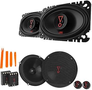 JBL STAGE3 Bundle 1-Pair Stage3 6427AM 4x6 2-Way Speakers + 1-Pair Stage3 607CAM 6.5