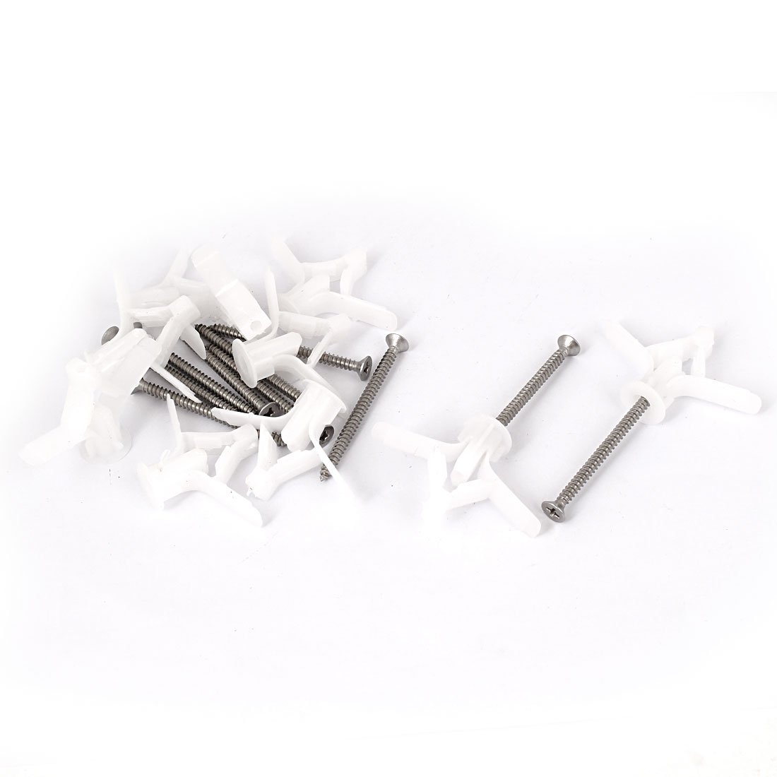 Aexit 10pcs Expanding Anchors Aircraft Airplane Expansion Tube Anchor w Expansion Anchors 3.5x50mm Screw