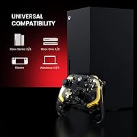 Vista 5 de GameSir Kaleid Flux Enhanced Wired Controller for Xbox, RGB Lighting and Hall Effect Joystick, Compatible with Xbox Series XS, Xbox One, Windows