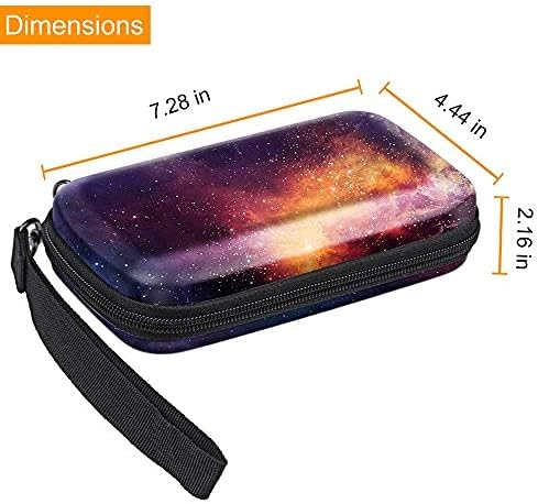 Fintie Carrying Case for Nintendo New 2DS XL LL/New 3DS / 2DS / 3DS XL LL, Protective Hard Shell Portable Travel Cover Pouch with Game Card Slots & Inner Pocket, Galaxy 7 51oIFFghpyS. AC