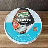 〈Global Wish〉ギデッティイタリア伝統のフレッシュ グラスフェッド リコッタチーズ 295g – ミルクの甘みと滑らか食感 料理やスイーツに最適 Ghidetti Dairy Traditional Italian Fresh Grassfed Ricotta Cheese 295g – Smooth Texture with Milky Sweetness, Perfect for Cooking and Desserts (1個)
