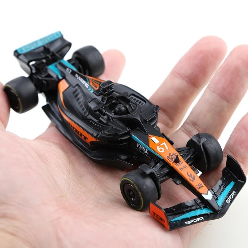 Image of PLUSPOINT Formula1 Racing Die cast Metal Cars for Kids Pull Back F1 Car Simulation Scale Model High-Speed Racing Vehicles Collectible Car Toys for Boys Age 3 Years & Up