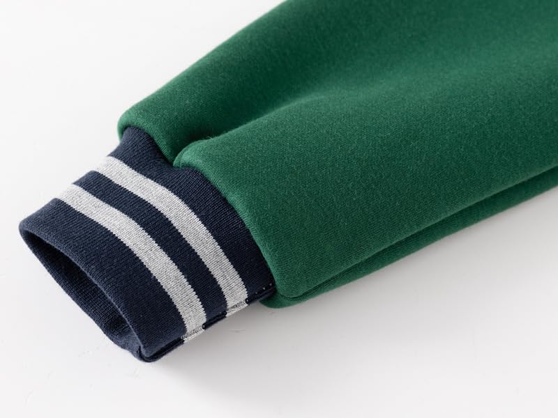 Boys Plush Jacket School Uniform Soft Clothing Button-up Warm Cardigan Winter Outerwear 20244