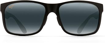 Maui Jim Polarized Mens and Womens Red Sands Rectangular Reading Sunglasses