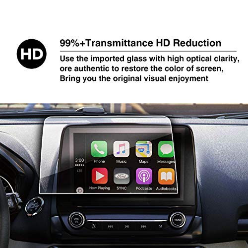 YEE PIN For Ford Fiesta mk8 /Focus mk4/ EcoSport 2017-2021 8-inches Navigation Touch Screen Protective Film 9H Tempered Glass Scratch-Resistant - Image 2