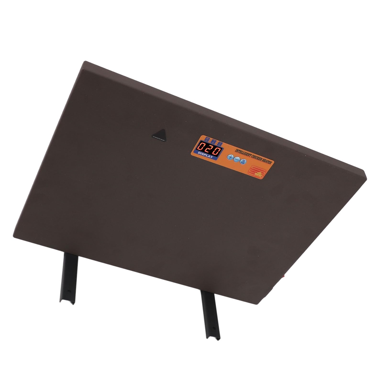 Brauner Hühnerstall Heizung mit manueller Steuerung, 150 W, mit 4 Modi Digitalanzeige, Timer-Funktion, halten Sie Ihren Hühnerstall warm und sicher