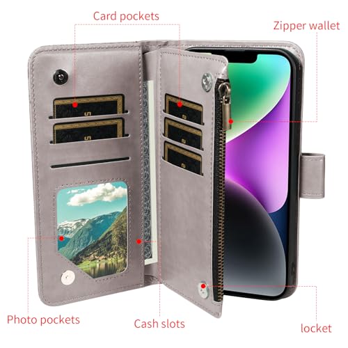Coque iPhone 14 protégeant l'écran et rangeant vos cartes bancaires