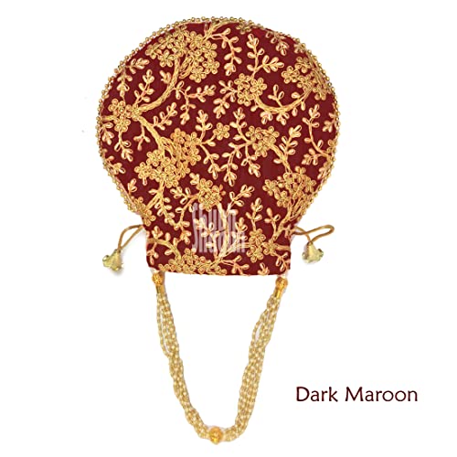 Image of Shubh Shagun Women's Potli (SS-POTLI P Maroon)