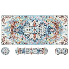 Retro Boho Floral Blue