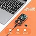 AGPTEK 64GB MP3 Player with Clip, Bluetooth 5.3 Lossless Sound with FM Radio, Voice Recorder for Sport Running, Supports up to 128GB TF Card, Orange