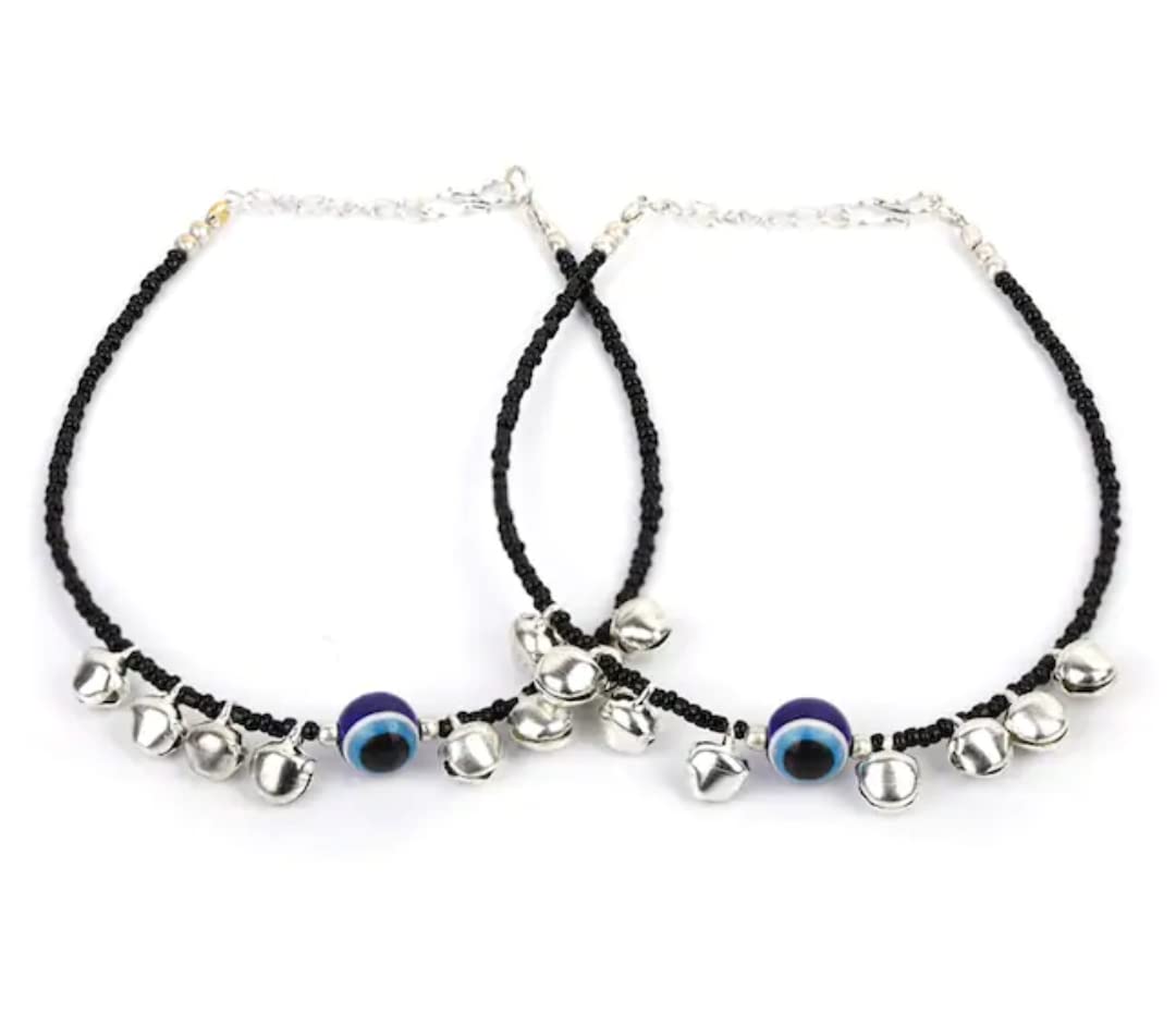 See full amazon price history chart for Dulcett India | Evil Eye Anklets | Black Beads | Adjustable Closure| Evil Eye Payal Anklets For Women and Girls Black Beads With Ghungrus for Women & Girls. Dulcett India | Evil Eye Anklets | Black Beads | Adjustable Closure| Evil Eye Payal Anklets For Women and Girls Black Beads With Ghungrus for Women & Girls. (B09TPL9HGJ) Amazon Price History, Amazon Price Tracker