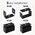 Garvee 73 Gallon Waterproof Large Resin Deck Box Indoor Outdoor, Lockable Storage Container for Patio Furniture Tools, Waterproof Deck Box Patio Storage Bin for Pool Garden, Black