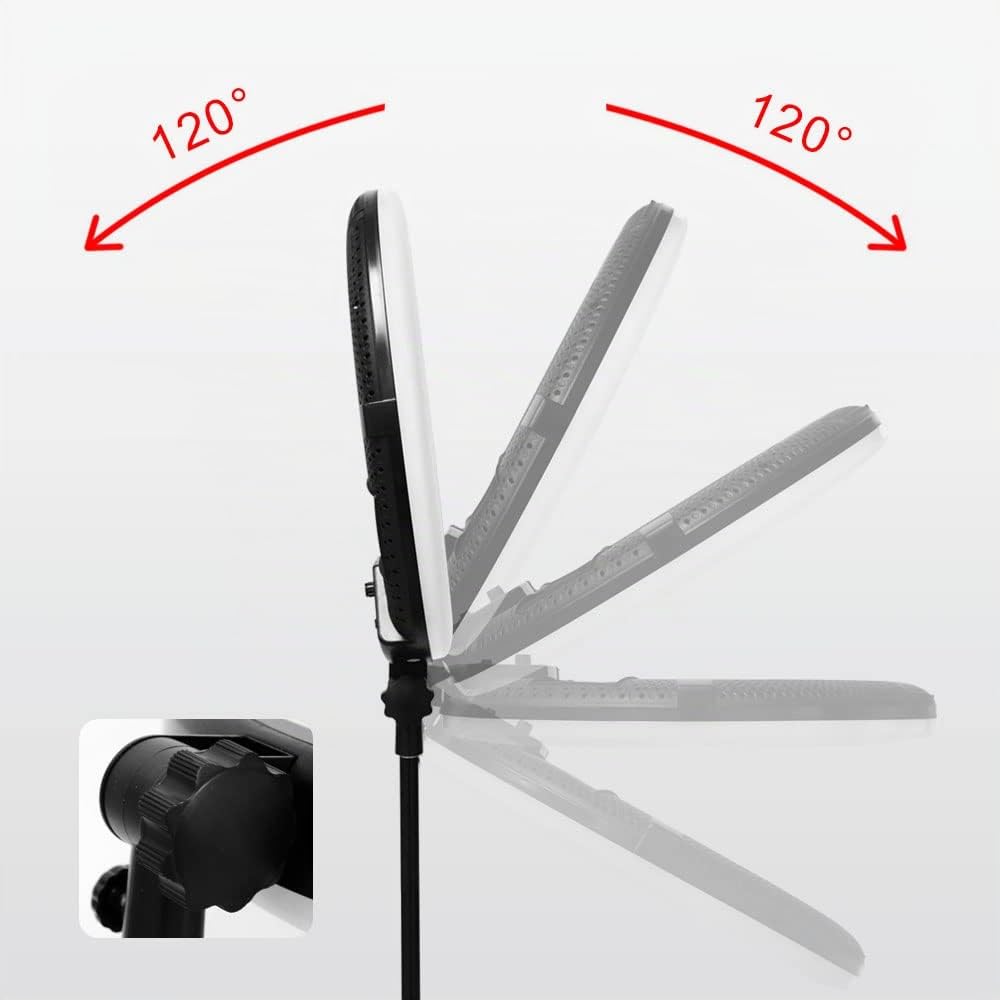 18 Zoll Digitalanzeige dimmbar 3200K-5500K LED Ringlicht Kit,Beleuchtung für Kamera Smartphone Portrait Selfie YouTube Foto Video Studio Fotografie (Ohne Stativ und Tasche)