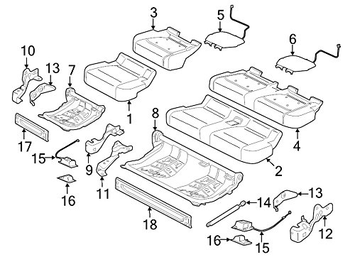Ford Oem Seat Frame Bracket Fl3z1662527a Image 12