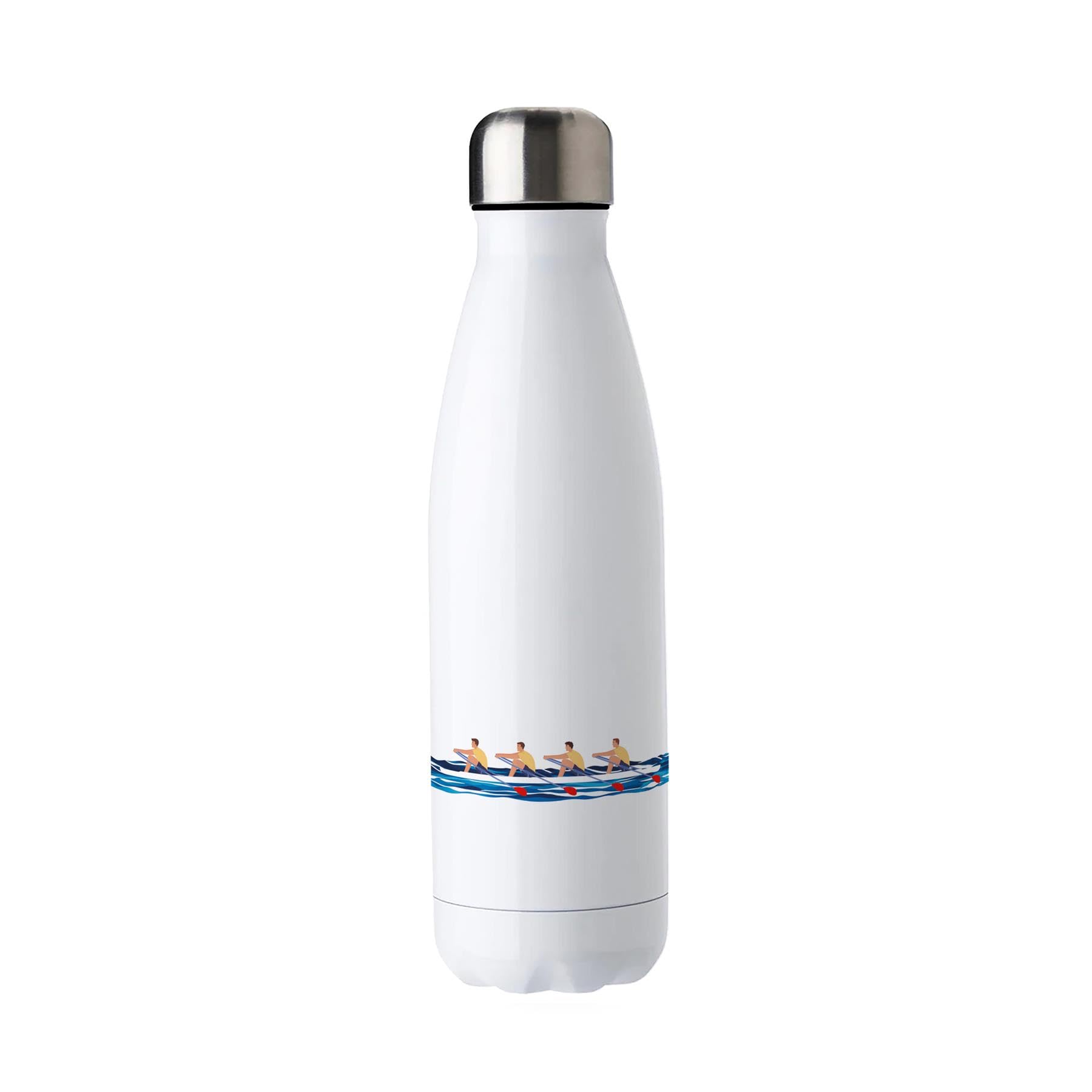 Purely Home Rowing Water Bottle - Rowers Mens Watersports Gifts Double Walled 500ml Hot/Cold Drinks Bottle