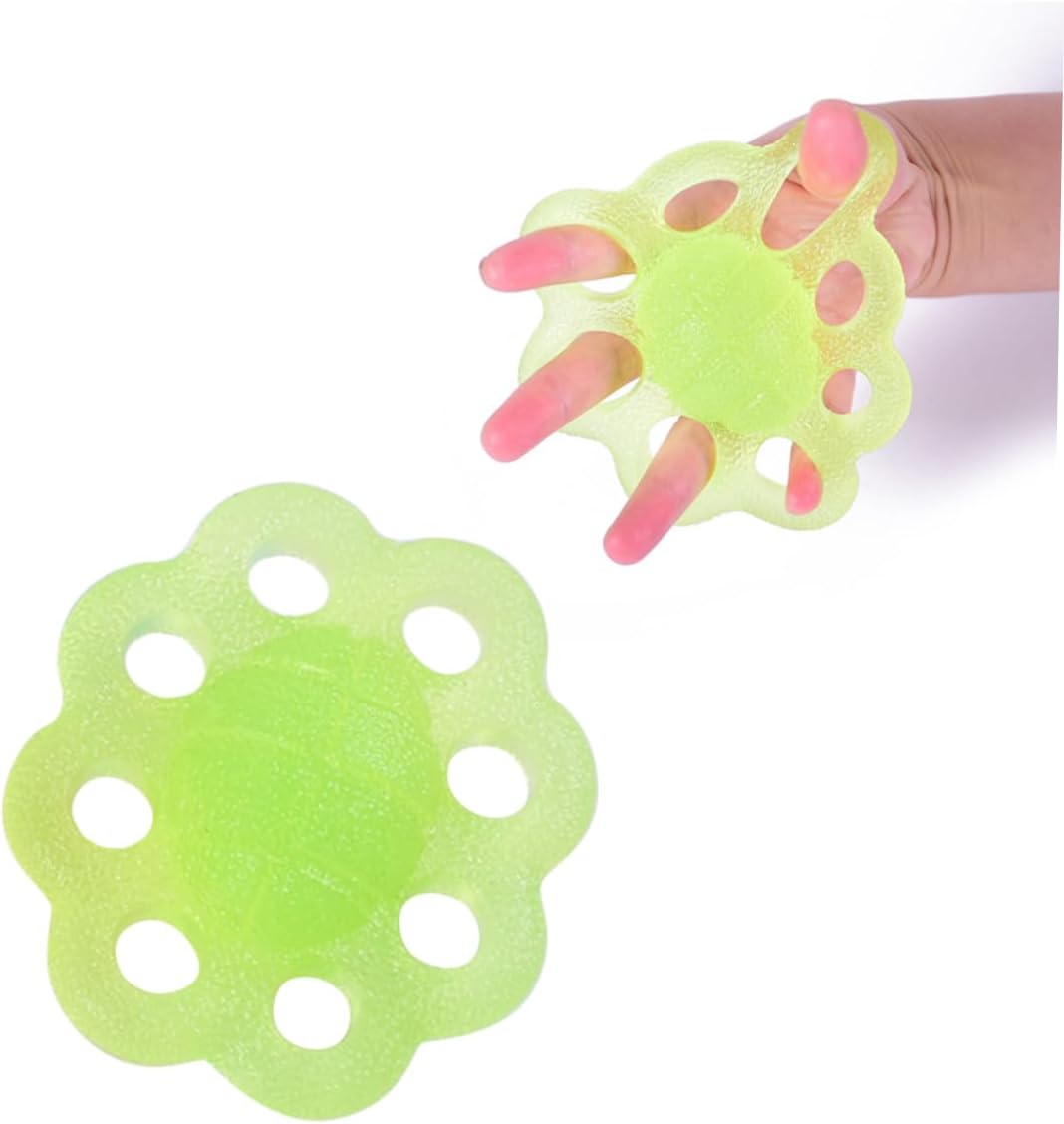 Hand Strengthener Grip Exerciser for Physical Therapy and Injury Relief Multifunctional Elastic Hand Trainer with Comfortable Fit Suitable for Men Women Seniors and Teens Lemon