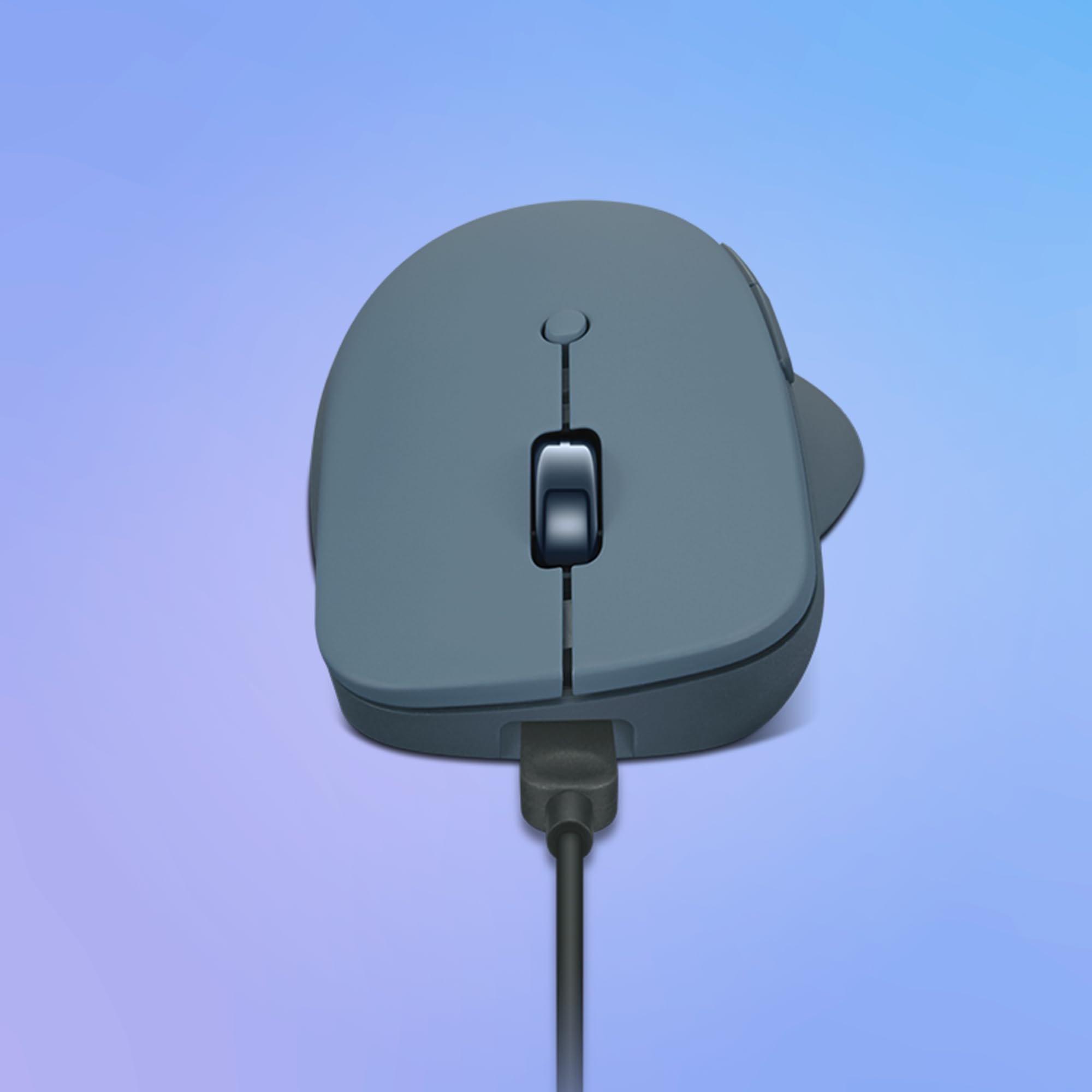 Lenovo Yoga Pro Mouse - Mouse Bluetooth Ricaricabile, Design Ergonomico per Destrimani, DPI Regolabile fino a 4000, Clic Silenziosi, Autonomia fino a 3 Mesi, per PC/Laptop/Windows/macOs - Tidal Teal