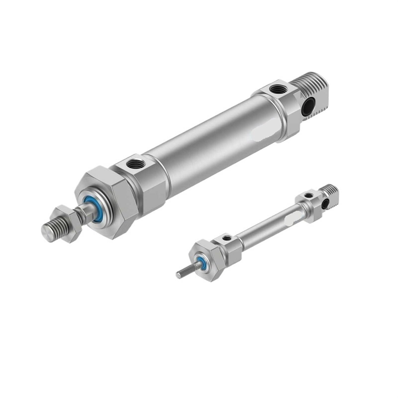 Cilindro neumático circular de doble efecto DSNU-12 con carrera adaptable para maquinaria