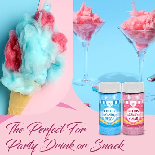 image for Under the Sun Products Cotton Candy Floss Sugar Package of ct-(Pink Va