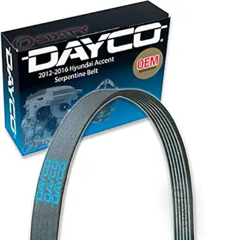 Dayco Main Drive Serpentine Belt for Hyundai Accent (2012–2017)