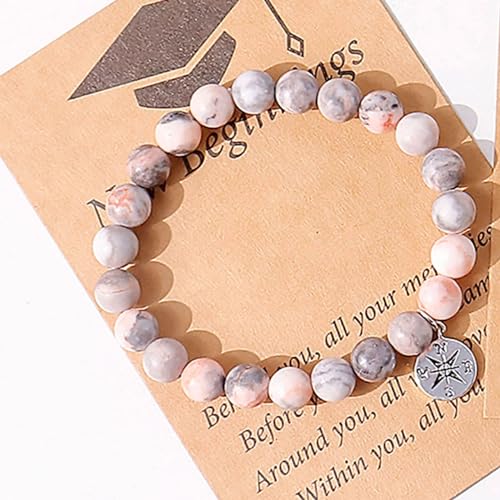 Graduation Gifts for Her/Him Graduation Bracelet Class of 2025 Compass Bracelets High School College Masters Degree Graduate Gifts for Classmates Friends2