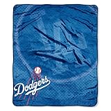 MLB Los Angeles Dodgers Retro Plush Raschel Throw, 50