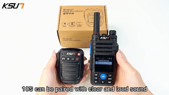 Amazon.com: KSUN Walkie Talkie PTT 1000mAh Battery Microphone