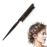 Material: Diese Haarbürste besteht aus hochwertigem Holz und Wildschweinborsten, robust und praktisch