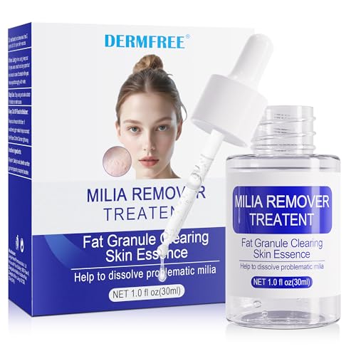 DERMFREE MILIA REMOVER 30 mL Milia Remover Treatment, Milia Spot Treatment with Salicylic Acid Milia Acne Serum Clearing Skin Essence