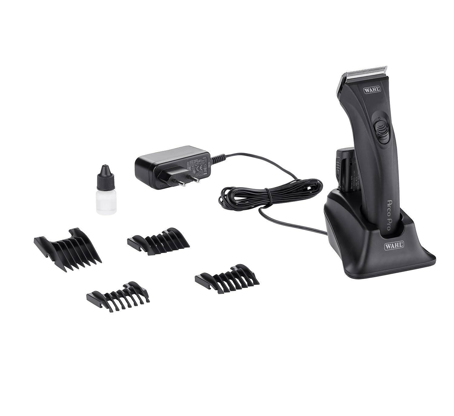 Rotschopf24 Arco Pro Akku Hunde Schermaschine XL Akku + 4 Aufsätze +Tasche