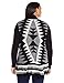 Napa Valley Women's Plus Size Long Sleeves Aztec Fly Away Cardigan Sweater