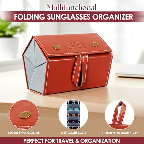 Image of ALAWO Sunglass Box Organizer Holder Case