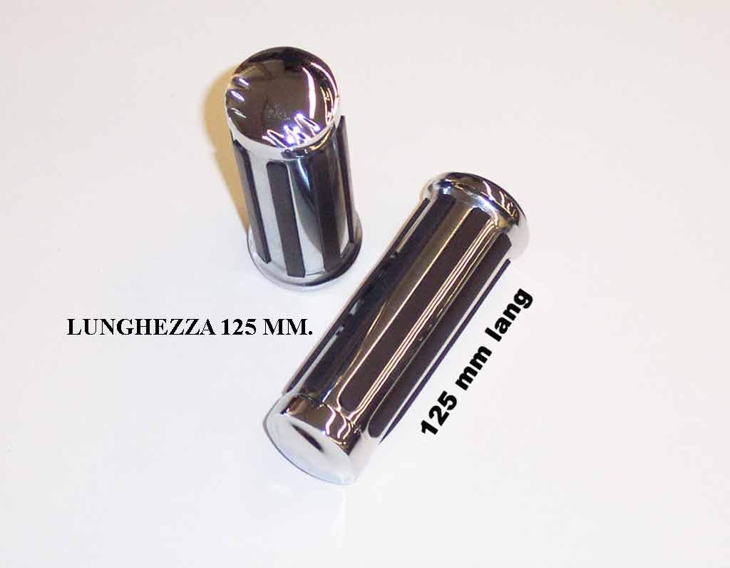 Rubinetto Canna Alta Manopola A Sinistra In Ottone Cromato - Foto 13