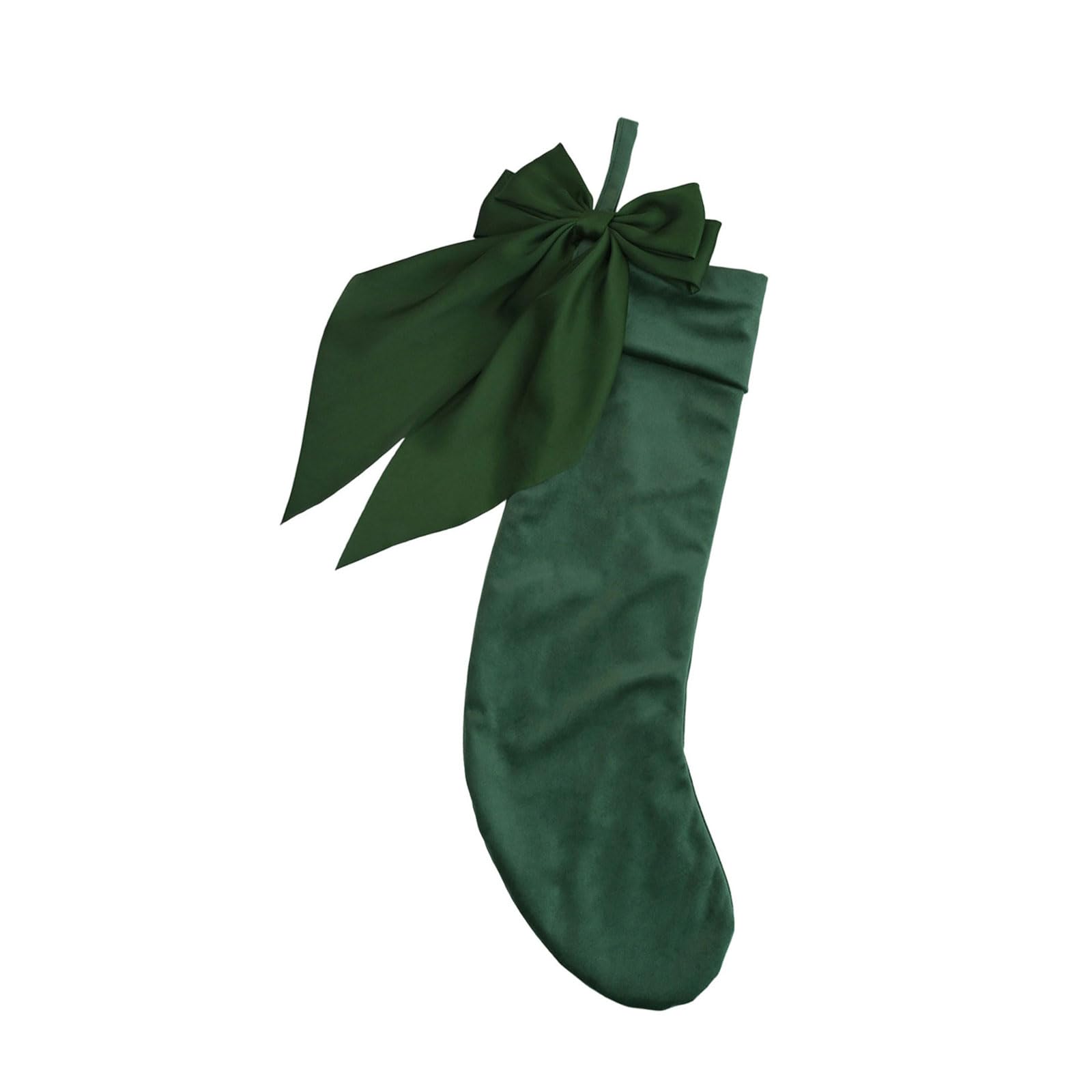 YWLUUOO Christmas Stockings Candy Gift Bag Lovely Bows Hanging Socks Festival for Fireplaces Decoration Hanging with Bows