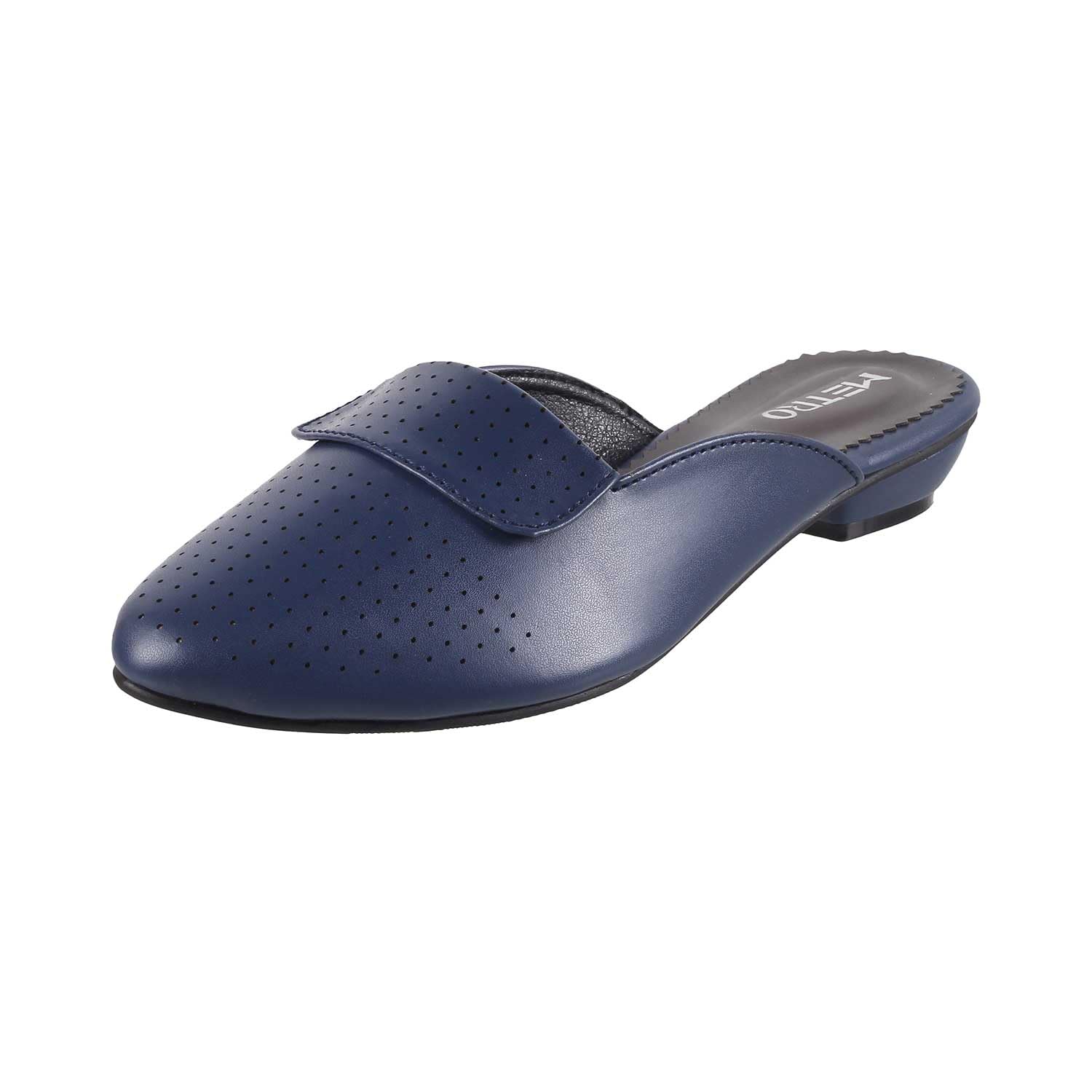 Metro Women Blue Synthetic Leather Mules UK/8 EU/41 (31-253) (B0C7CMLP18) Amazon Price History, Amazon Price Tracker