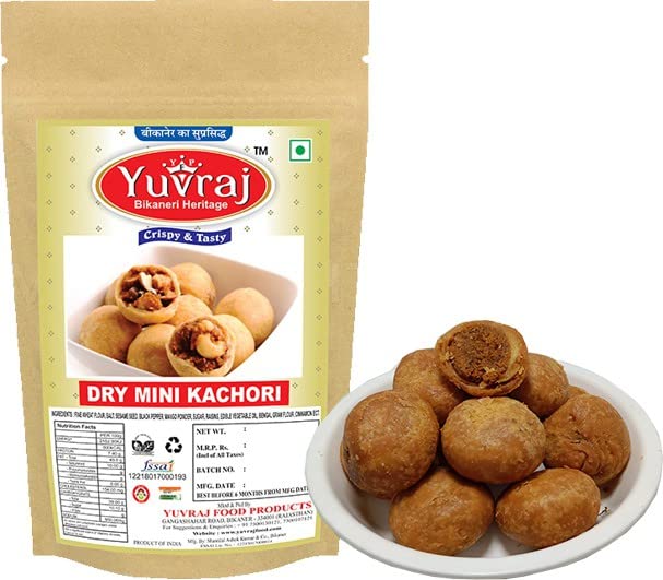 Image of Yuvraj Dry kachori | Dal moth kachori marwari chatpata snacks 250 Gm pack
