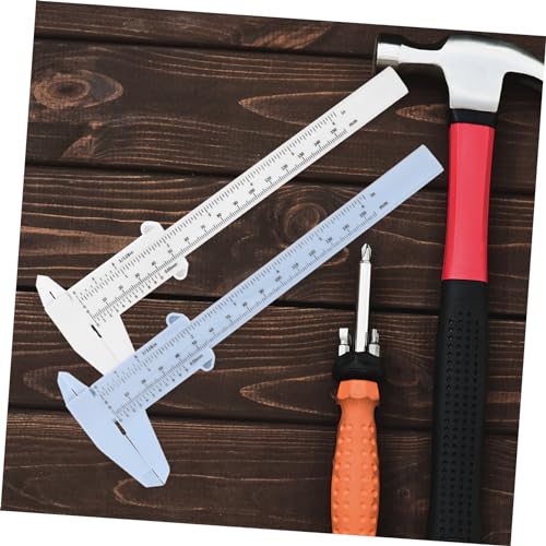 Calibradores manuales de plástico de 4 piezas para taller y hogar 5